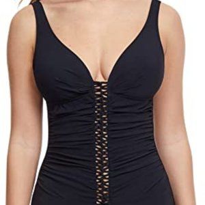 Profile by Gottex The Twist V-neck one piece